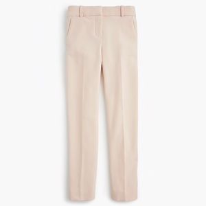 New JCREW Tall Cameron Crop Pants Stretch Blush